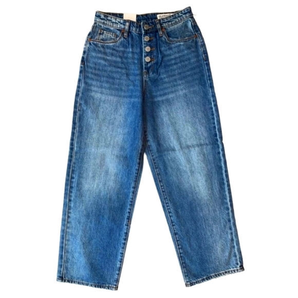 NWT BLANKNYC Baxter Ribcage Straight Leg Darkwash Denim Jean Sz 24 - Picture 4 of 10